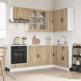 Unità Cucina PORTO 8 pcs Rovere Sonoma Legno ingegnerizzato
