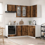 Unità Cucina PORTO 8 pcs Legno antico Legno ingegnerizzato