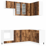 Unità Cucina PORTO 8 pcs Legno antico Legno ingegnerizzato