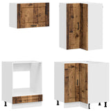 Unità Cucina PORTO 8 pcs Legno antico Legno ingegnerizzato