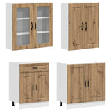 Unità Cucina PORTO 8 pcs Rovere Artigianale
