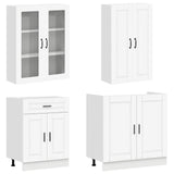 Unità Cucina PORTO 8 pcs Bianco Legno ingegnerizzato