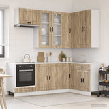 Unità Cucina PORTO 8 pcs Rovere Sonoma Legno ingegnerizzato