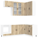 Unità Cucina PORTO 8 pcs Rovere Sonoma Legno ingegnerizzato