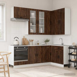 Unità Cucina PORTO 8 pcs Rovere Marrone Legno ingegnerizzato