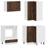 Unità Cucina PORTO 8 pcs Rovere Marrone Legno ingegnerizzato