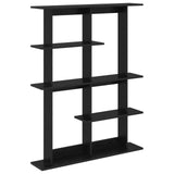 Scaffale da parete Rovere Nero 102 x 20 x 130 cm