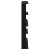 Scaffale da parete Rovere Nero 102 x 20 x 130 cm