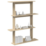 Scaffale da parete Rovere Sonoma 100 x 20 x 126 cm