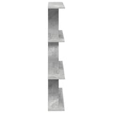 Unità di Mensole da Parete Grigio 100 x 20 x 126 cm