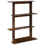 Scaffale da parete Rovere Fumo 100 x 20 x 126 cm