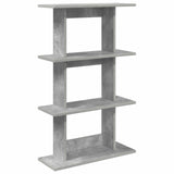 Scaffale da parete A parete Grigio 56 x 20 x 90 cm
