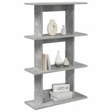 Scaffale da parete A parete Grigio 56 x 20 x 90 cm