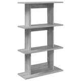Scaffale da parete A parete Grigio 56 x 20 x 90 cm