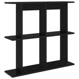Scaffale da parete A parete Nero 80 x 20 x 75 cm
