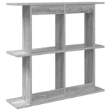Scaffale da parete A parete Sonoma grigio 100 x 20 x 75 cm