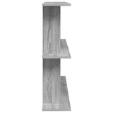 Scaffale da parete A parete Sonoma grigio 100 x 20 x 75 cm