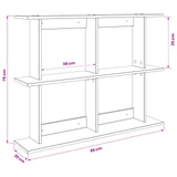 Scaffale da parete A parete Grigio 100 x 20 x 75 cm