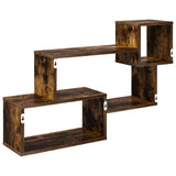 Mensola sospesa A parete Marrone 87 x 20 x 55 cm