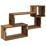 Mensola sospesa A parete Legno antico 87 x 20 x 55 cm