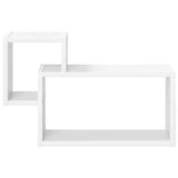 Scaffale da parete A parete Bianco 55 x 15 x 35 cm