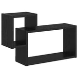 Scaffale da parete A parete Nero 55 x 15 x 35 cm