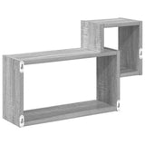 Scaffale da parete A parete Sonoma grigio 55 x 15 x 35 cm