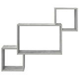 Scaffale da parete A parete Grigio Cemento 91,5 x 15 x 76 cm