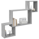 Scaffale da parete A parete Grigio 91,5 x 15 x 76 cm