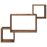 Scaffale da parete A parete Legno antico 91,5 x 15 x 76 cm