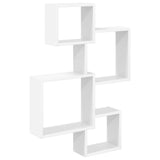 Mensole Cubo da Parete A parete Bianco 64 x 13,5 x 91,5 cm