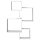 Mensole Cubo da Parete A parete Bianco 64 x 13,5 x 91,5 cm