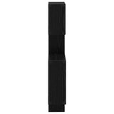 Mensole Cubo da Parete A parete Rovere Nero 64 x 13,5 x 91,5 cm