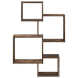 Mensole Cubo da Parete A parete Rovere Fumo 64 x 13,5 x 91,5 cm