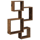 Mensole Cubo da Parete A parete Marrone 64 x 13,5 x 91,5 cm