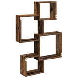 Mensole Cubo da Parete A parete Marrone 64 x 13,5 x 91,5 cm