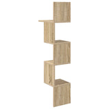Scaffale da parete A parete Marrone 32 x 21 x 107 cm