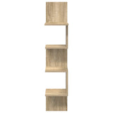 Scaffale da parete A parete Marrone 32 x 21 x 107 cm