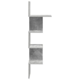 Scaffale da parete A parete Grigio 32 x 21 x 107 cm