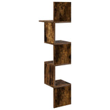 Scaffale da parete A parete Rovere Fumo 32 x 21 x 107 cm