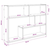 Scaffale da parete A parete Marrone 95 x 20 x 69,5 cm