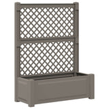 Vaso Grande con Direzione Grigio 99,5 x 43 x 133,5 cm PP