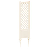 Trellis con Punta Bianco 43 x 6 x 165 cm PP