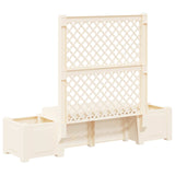 Panchina da Giardino Kopenhagen Bianco 173 x 49 x 135,5 cm PP