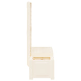 Panchina da Giardino Kopenhagen Bianco 173 x 49 x 135,5 cm PP