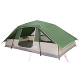 Tenda familiare con telo da pioggia resistente all'acqua Verde