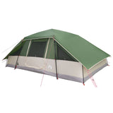 Tenda familiare con telo da pioggia resistente all'acqua Verde
