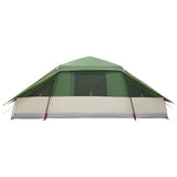 Tenda familiare con telo da pioggia resistente all'acqua Verde