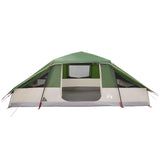 Tenda familiare con telo da pioggia resistente all'acqua Verde