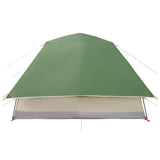 Tenda familiare con telo da pioggia resistente all'acqua Verde